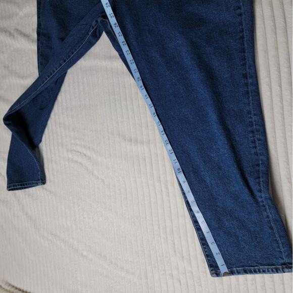 Plus Size Mom Jeans Ultra High Waist Blue Denim Size 24 Women’s Curvy Fit - Picture 4 of 10